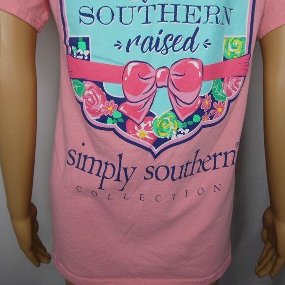Simply Southern Blessed Raised Graphic T Shirt Tee - Picture 9 of 9